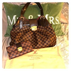 Louis Vuitton Sistina GM Damier + Wallet